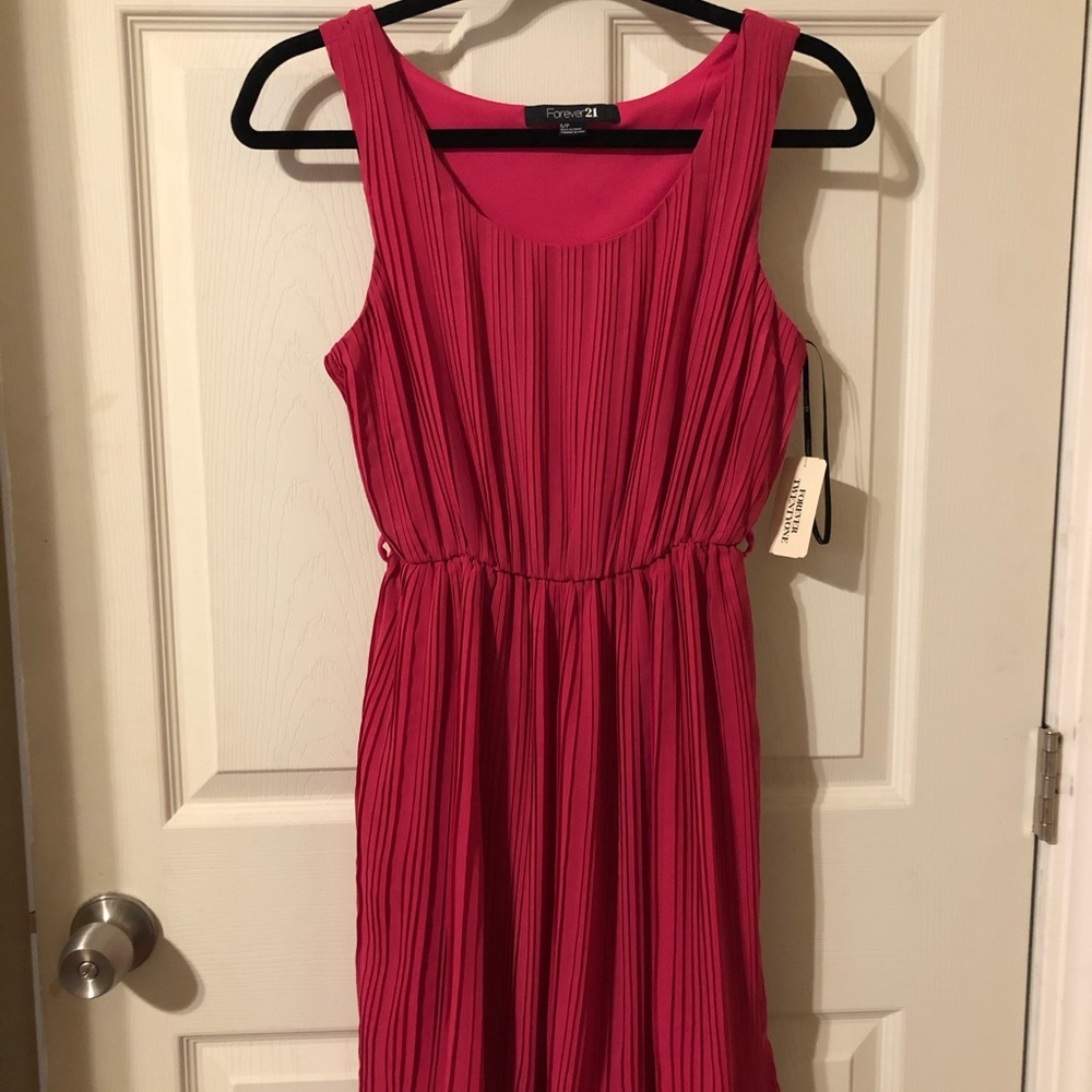 Size small Fuchsia dress with tags.